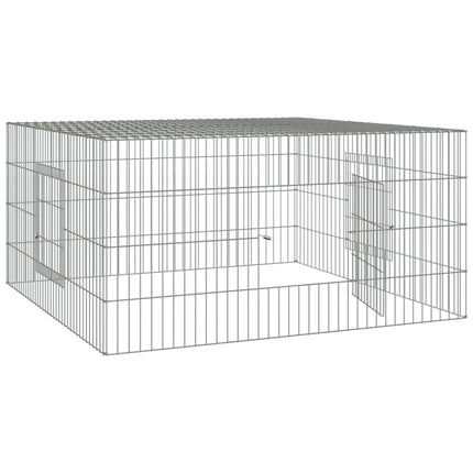 kaninbur 110x110x55 cm galvaniseret jern