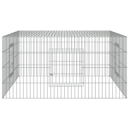 kaninbur 110x110x55 cm galvaniseret jern