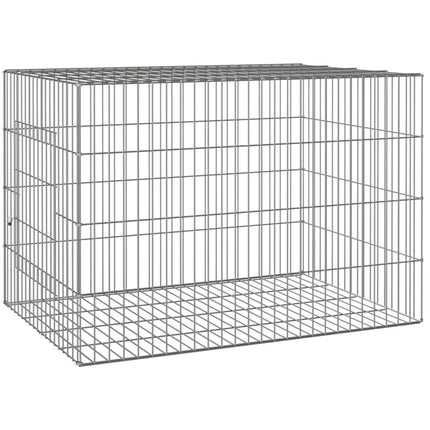 kaninbur 78x54x54 cm galvaniseret jern