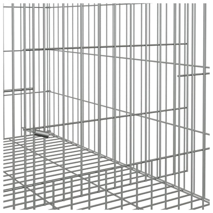 kaninbur 78x54x54 cm galvaniseret jern