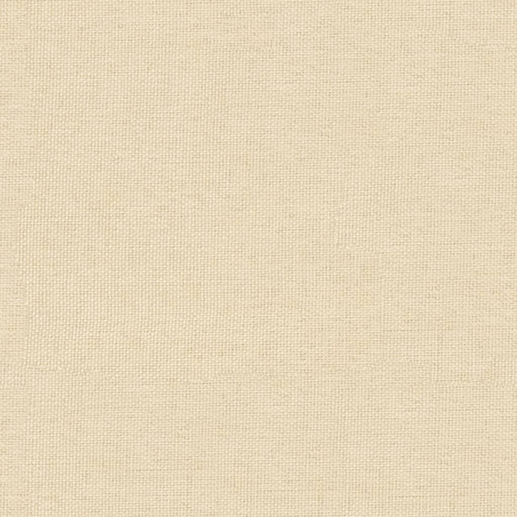 lænestol med skammel stof cremefarvet