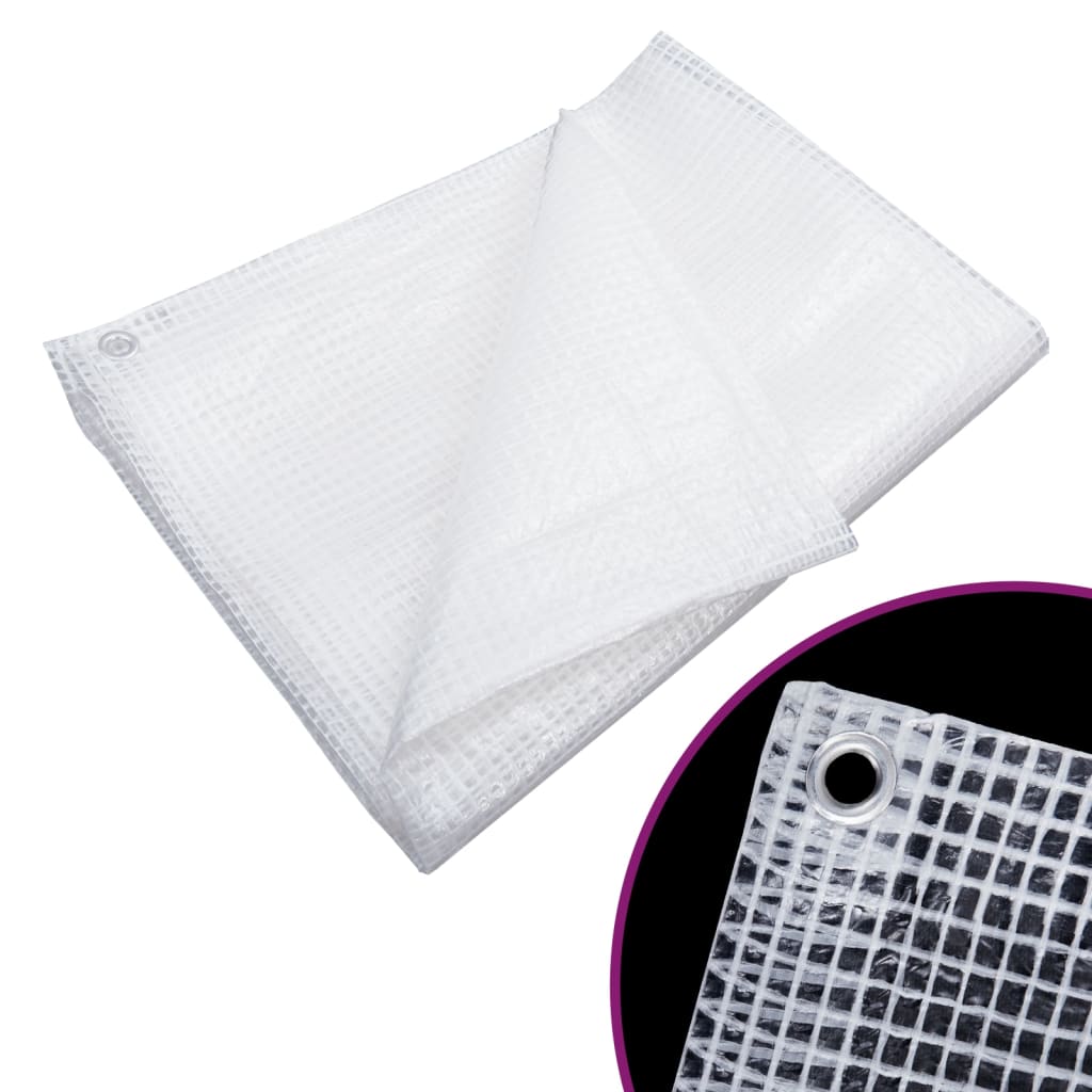 leno-presenning 140 g/m² 6x10 m hvid