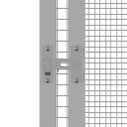 fuglebur 302,5x324,5x211,5 cm galvaniseret stål antracitgrå