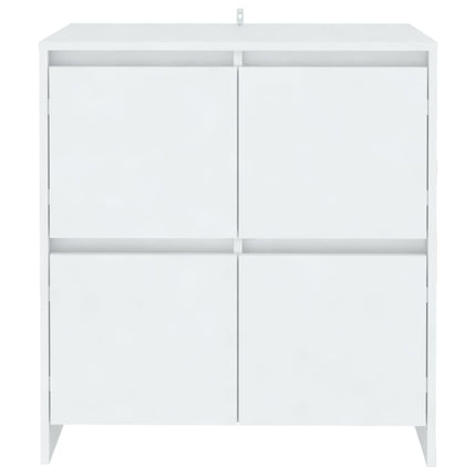 skænke 2 stk. 70x41x75 cm konstrueret træ hvid