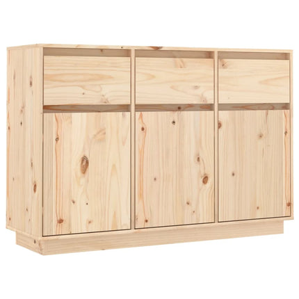 skænk 111x36x75 cm massivt fyrretræ