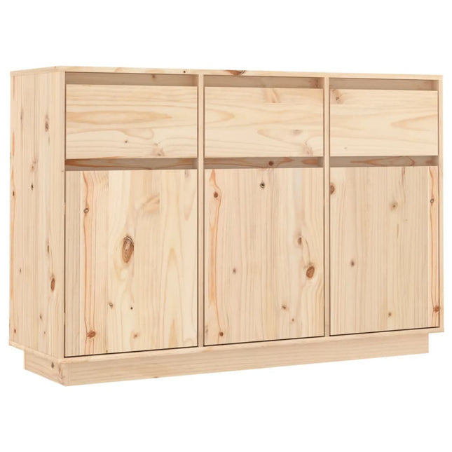 skænk 111x36x75 cm massivt fyrretræ