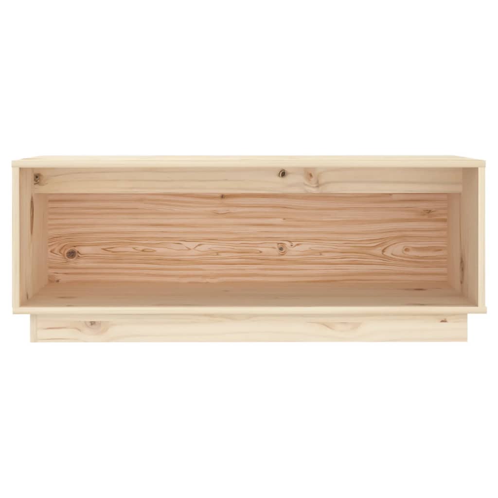 tv-bord 90x35x35 cm massivt fyrretræ