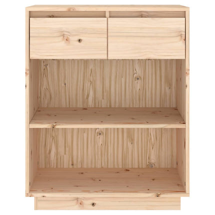 konsolskab 60x34x75 cm massivt fyrretræ