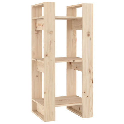 bogreol/rumdeler 41x35x91 cm massivt fyrretræ
