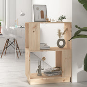 bogreol/rumdeler 51x25x70 cm massivt fyrretræ
