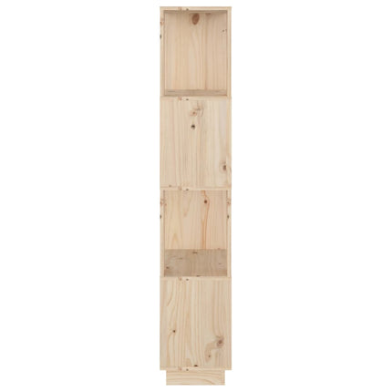 bogreol/rumdeler 51x25x132 cm massivt fyrretræ
