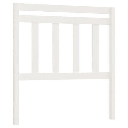 sengegærde 106x4x100 cm massivt fyrretræ hvid