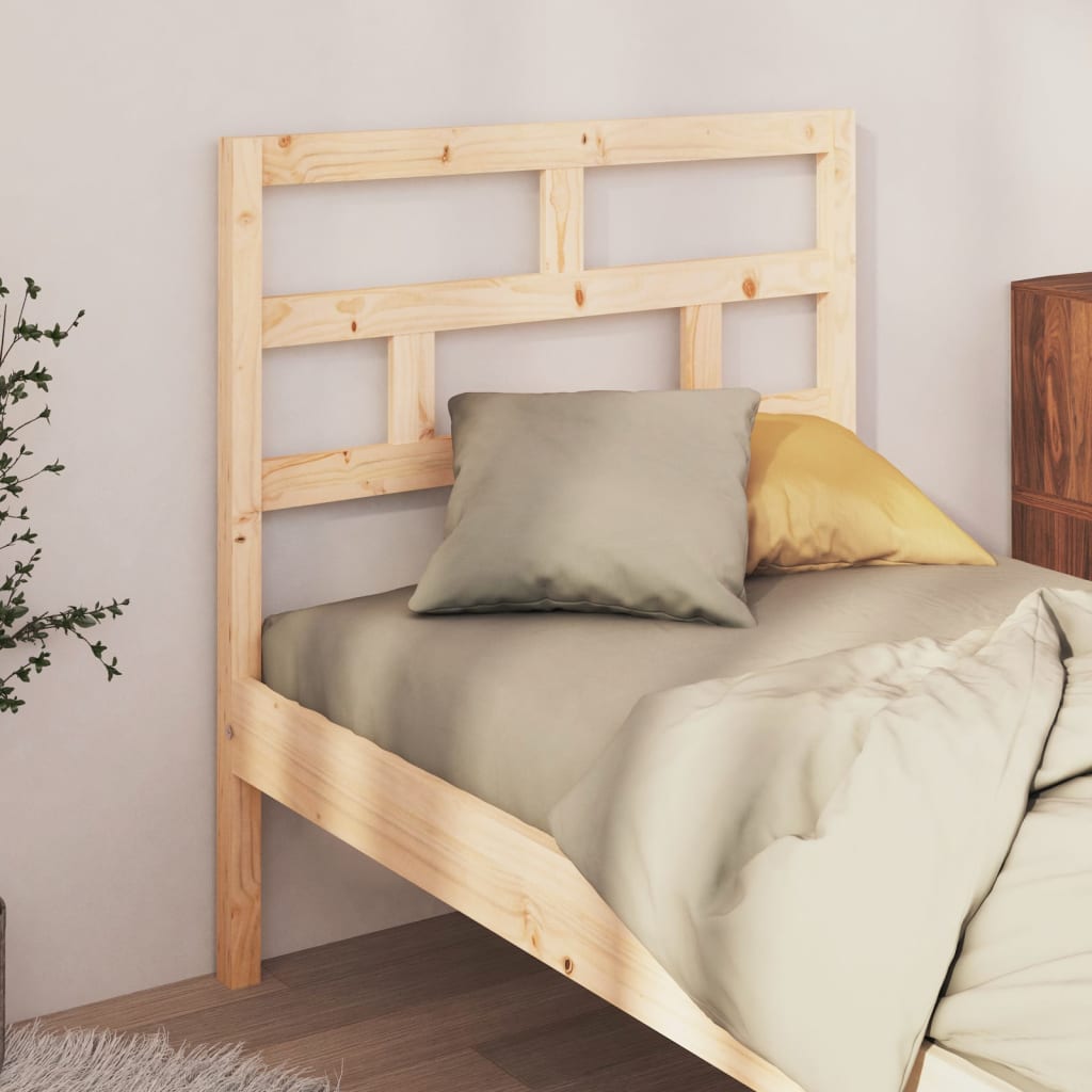 sengegærde 81x4x100 cm massivt fyrretræ