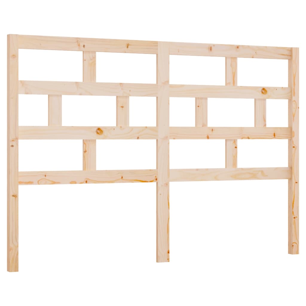 sengegærde 141x4x100 cm massivt fyrretræ