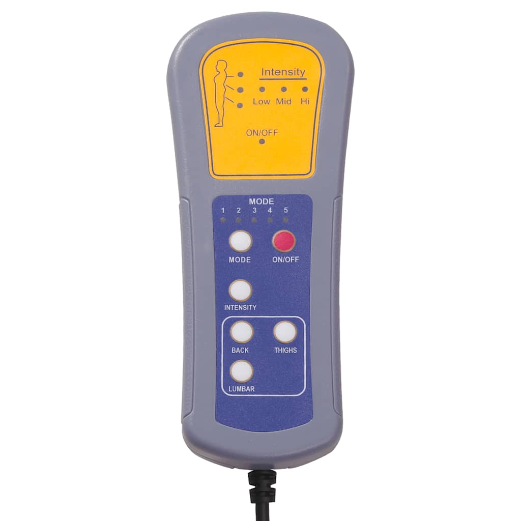 massagestol stof mørkegrå