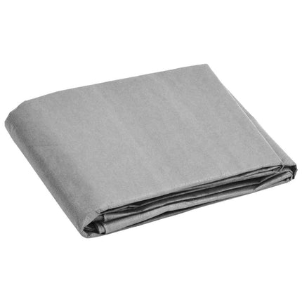 presenning 8x8 m 180 g/m² HDPE grå
