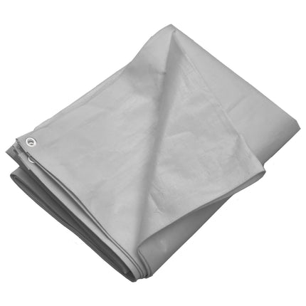presenning 6x6 m 260 g/m² HDPE grå