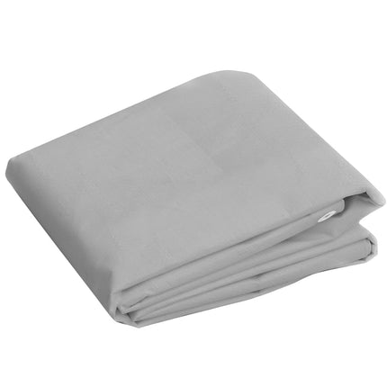 presenning 6x6 m 260 g/m² HDPE grå
