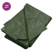 presenning 3x6 m 180 g/m² HDPE grøn