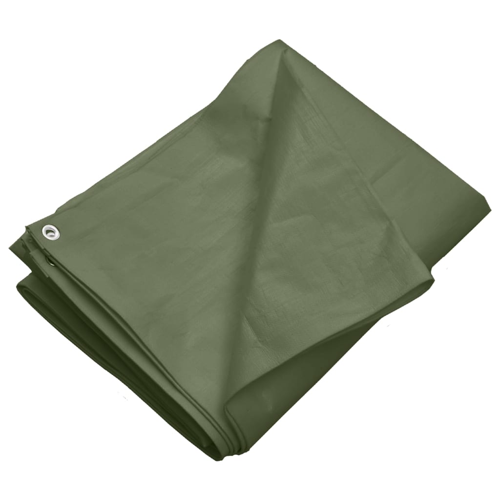 presenning 6x10 m 260 g/m² HDPE grøn