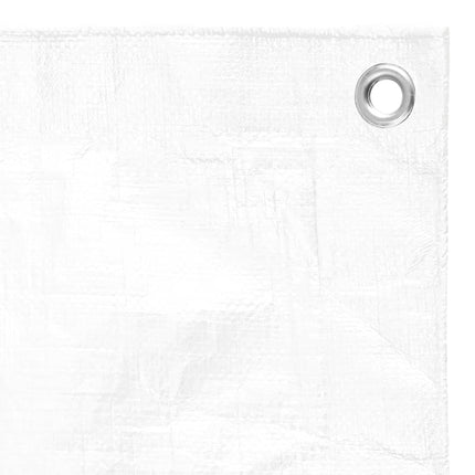 presenning 8x10 m 180 g/m² HDPE hvid