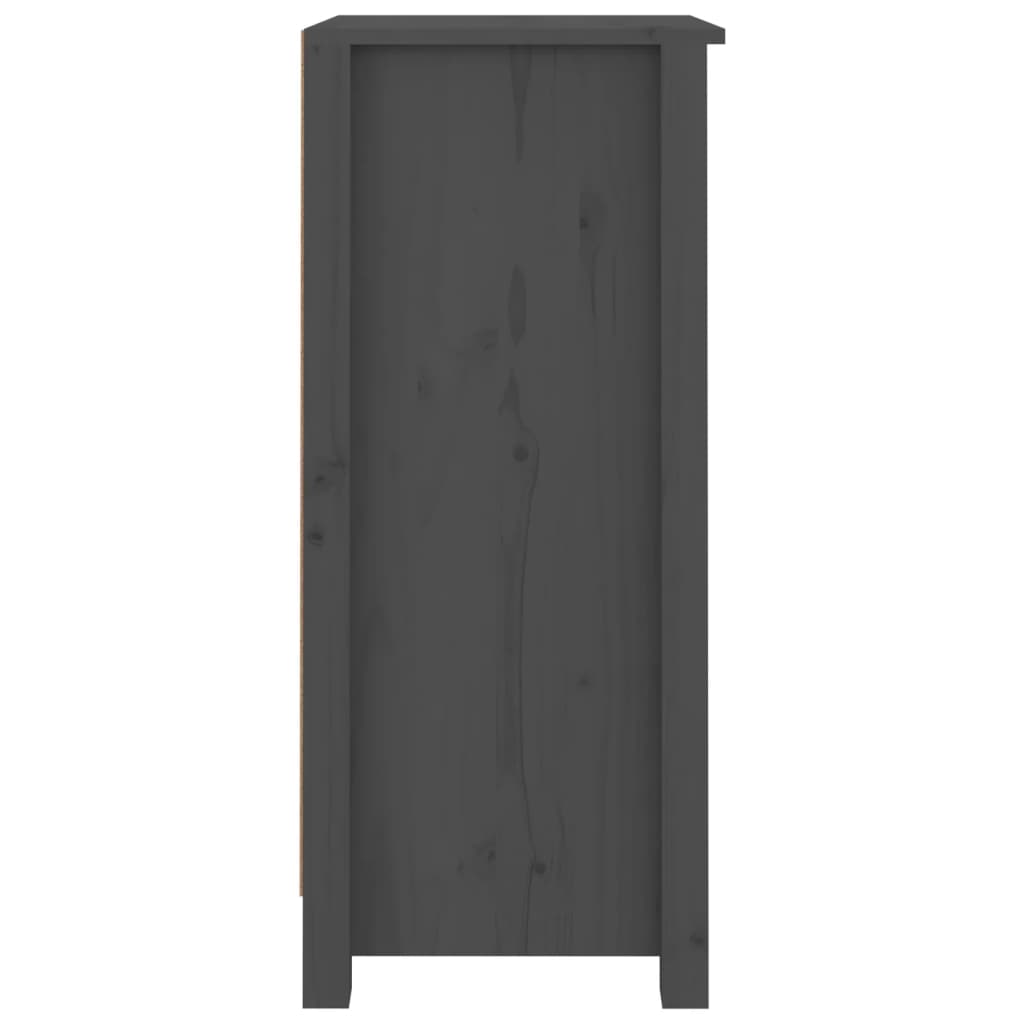 skænke 2 stk. 40x35x80 cm massivt fyrretræ grå