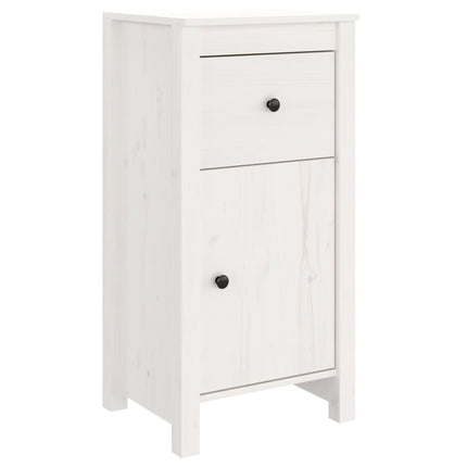 skænk 40x35x80 cm massivt fyrretræ hvid