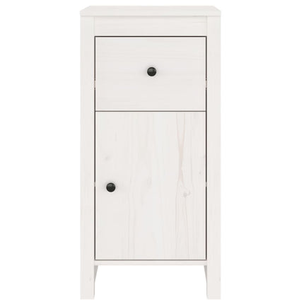 skænke 2 stk. 40x35x80 cm massivt fyrretræ hvid
