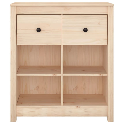 skænk 70x35x80 cm massivt fyrretræ