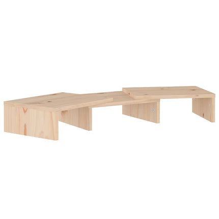 skærmholder 60x24x10,5 cm massivt fyrretræ