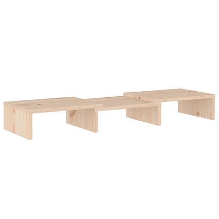 skærmholder 60x24x10,5 cm massivt fyrretræ