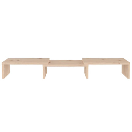 skærmholder 60x24x10,5 cm massivt fyrretræ