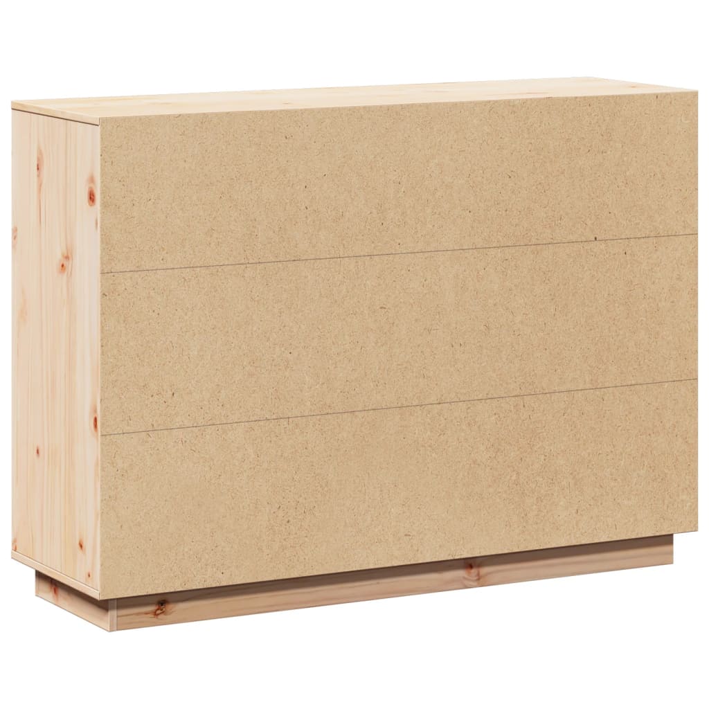 skænk 110,5x35x80 cm massivt fyrretræ