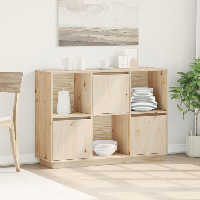 skænk 110,5x35x80 cm massivt fyrretræ