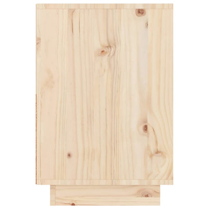 sengebord 60x34x51 cm massivt fyrretræ