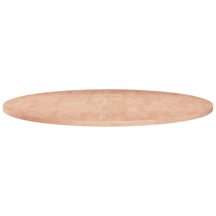 rund bordplade Ø60x1,5 cm ubehandlet massivt egetræ