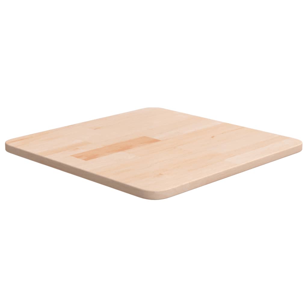 Firkantet Bordplade 40x40x1,5 Cm Ubehandlet Massivt Egetræ - Vidaxl