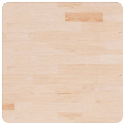 firkantet bordplade 60x60x1,5 cm ubehandlet massivt egetræ