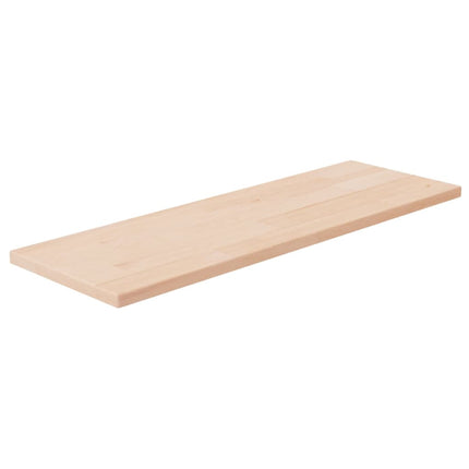 hyldeplade 60x20x1,5 cm ubehandlet massivt egetræ