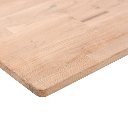 hyldeplade 80x20x1,5 cm ubehandlet massivt egetræ