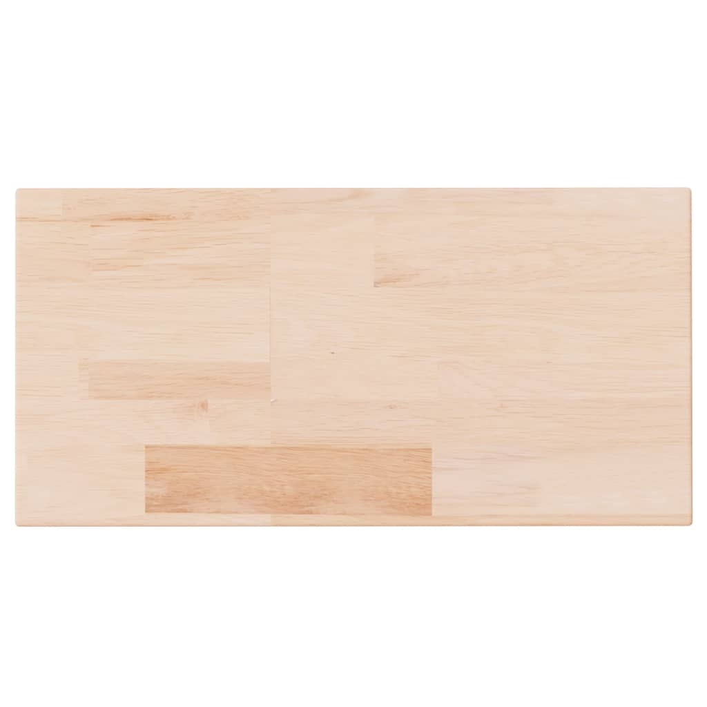 hyldeplade 40x20x2,5 cm ubehandlet massivt egetræ