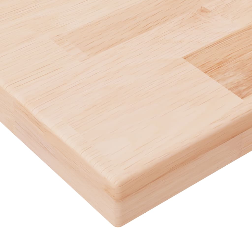 hyldeplade 40x20x2,5 cm ubehandlet massivt egetræ