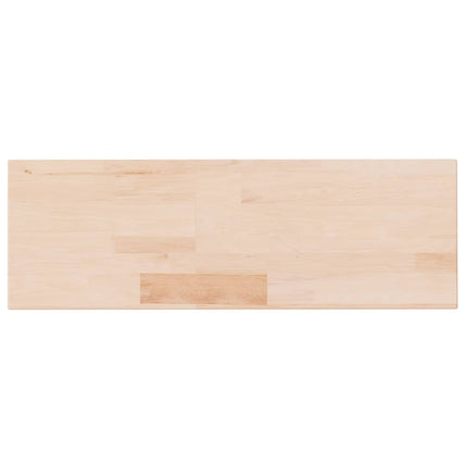 hyldeplade 60x20x2,5 cm ubehandlet massivt egetræ