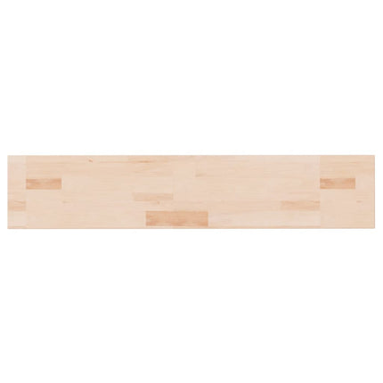 hyldeplade 100x20x2,5 cm ubehandlet massivt egetræ