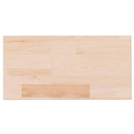 hyldeplade 40x20x4 cm ubehandlet massivt egetræ