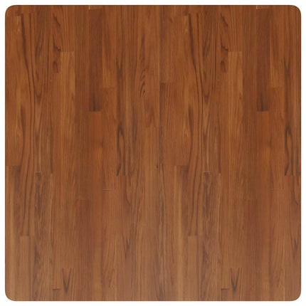 firkantet bordplade 90x90x4 cm behandlet massivt eg mørkebrun