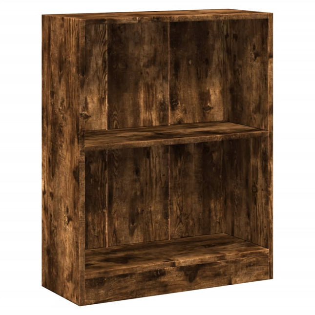 bogreol 60x24x76 cm konstrueret træ sonoma-egetræsfarve