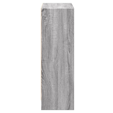 bogreol 60x24x76 cm konstrueret træ grå sonoma-eg