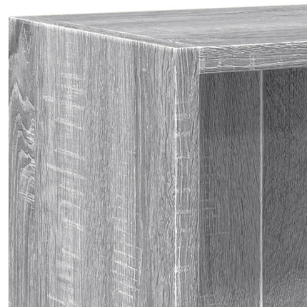 bogreol 60x24x76 cm konstrueret træ grå sonoma-eg