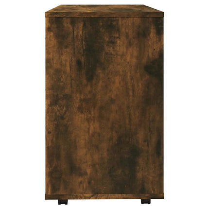 sidebord 70x35x55 cm konstrueret træ røget egetræsfarve